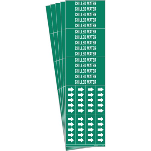 SH600-"Chilled Water" Pipe Marker
