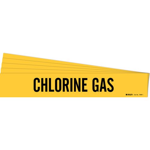 SH614-"Chlorine Gas" Pipe Marker