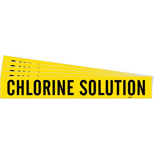 SH617-"Chlorine Solution" Pipe Marker