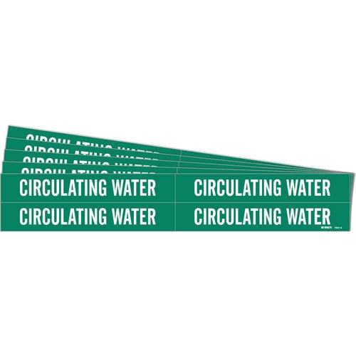SH623-"Circulating Water" Pipe Markers