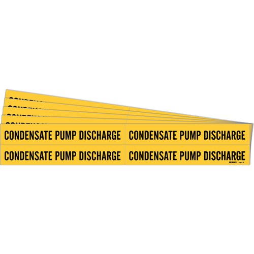 SH675-"Condensate Pump Discharge" Pipe Markers