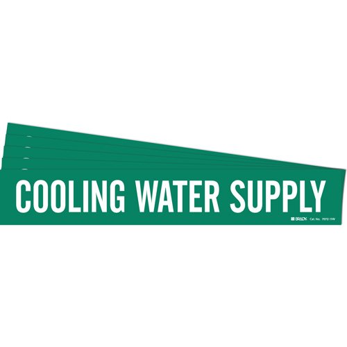 SH705-"Cooling Water Supply" Pipe Marker