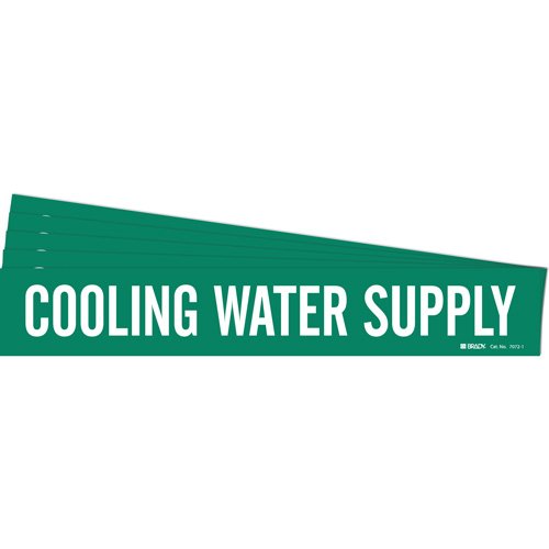 SH706-"Cooling Water Supply" Pipe Marker