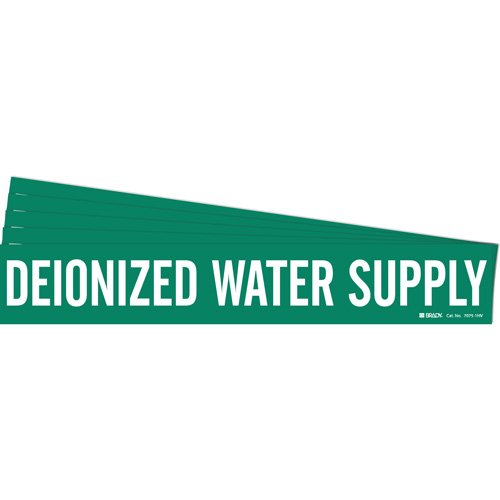 SH717-"Deionized Water Supply" Pipe Marker