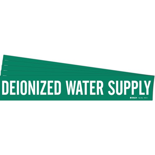 SH718-"Deionized Water Supply" Pipe Marker