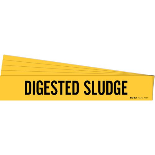 SH722-"Digested Sludge" Pipe Marker