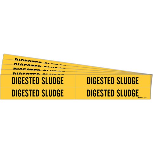 SH723-"Digested Sludge" Pipe Markers