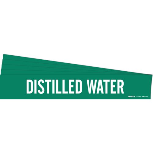 SH741-"Distilled Water" Pipe Marker