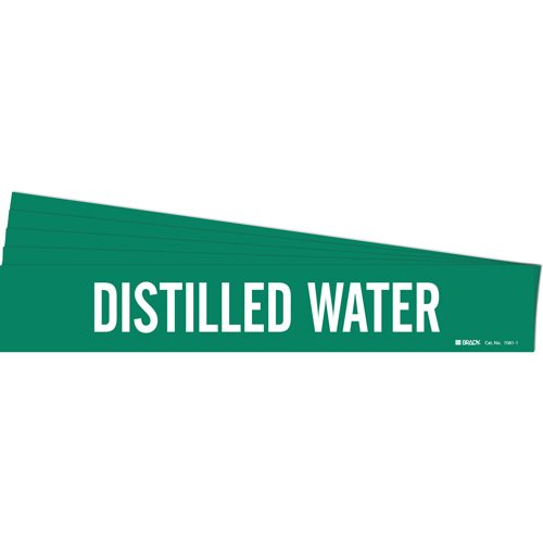 SH742-"Distilled Water" Pipe Marker