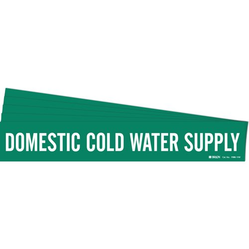 SH761-"Domestic Cold Water Supply" Pipe Marker