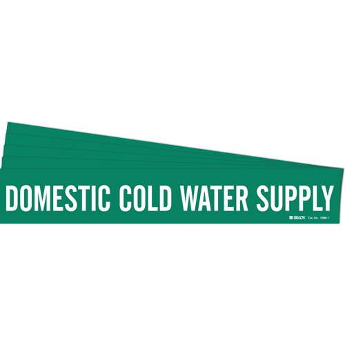 SH762-"Domestic Cold Water Supply" Pipe Marker