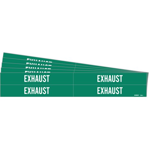 SH815-"Exhaust" Pipe Markers