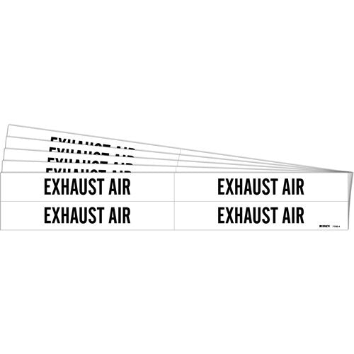 SH823-"Exhaust Air" Pipe Markers