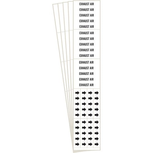 SH824-"Exhaust Air" Pipe Markers