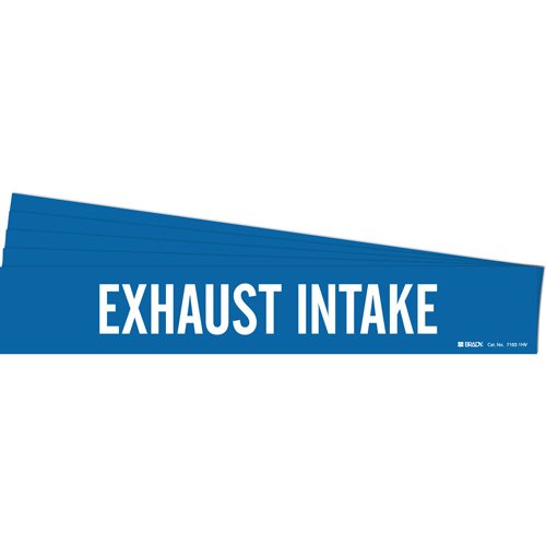 SH825-"Exhaust Intake" Pipe Marker