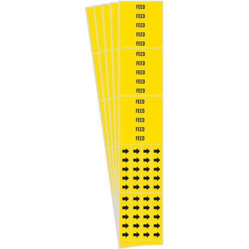SH832-"Feed" Pipe Markers