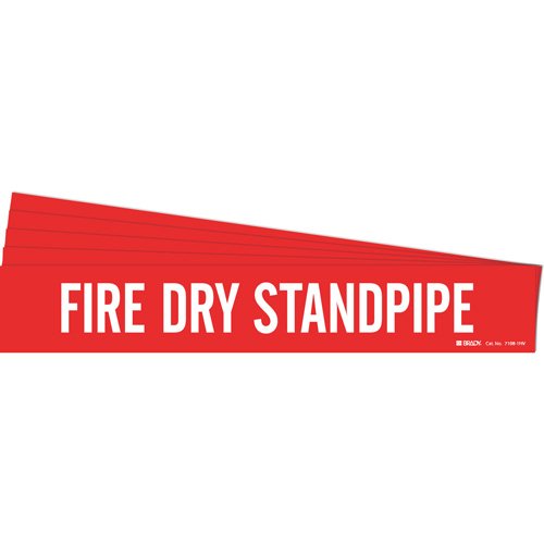 SH849-"Fire Dry Standpipe" Pipe Marker