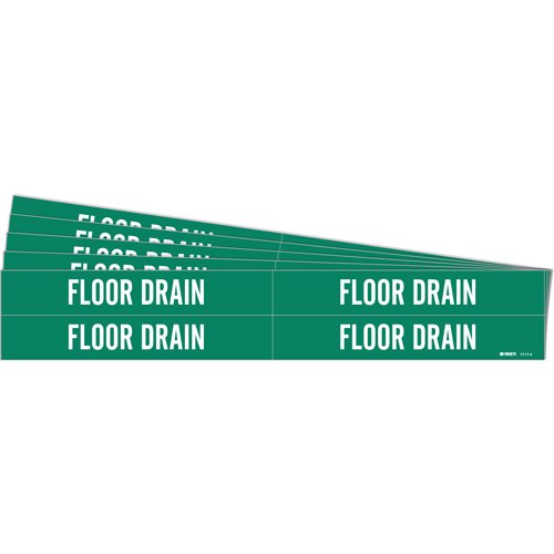 SH863-"Floor Drain" Pipe Markers