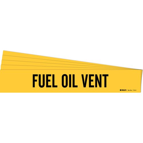 SH890-"Fuel Oil Vent" Pipe Marker
