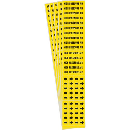 SH956-"High Pressure Air" Pipe Markers