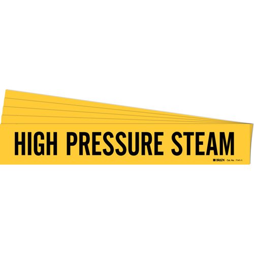 SH978-"High Pressure Steam" Pipe Markers