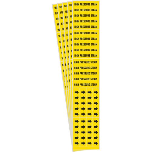 SH980-"High Pressure Steam" Pipe Markers