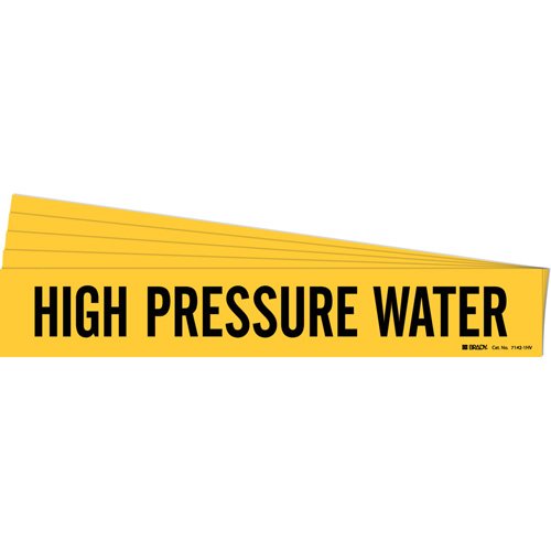 SH981-"High Pressure Water" Pipe Marker