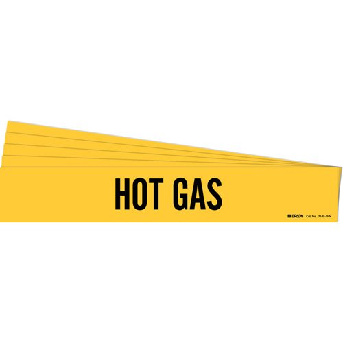 SH993-"Hot Gas" Pipe Marker