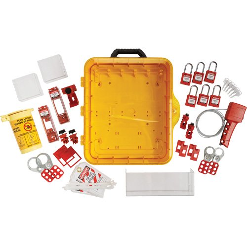 SHB352-Electrical Lockout Station with Keyed Alike Nylon Safety Lockout Padlocks