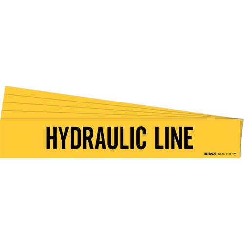 SI026-"Hydraulic Line" Pipe Marker
