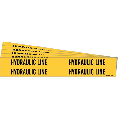 SI028-"Hydraulic Line" Pipe Markers
