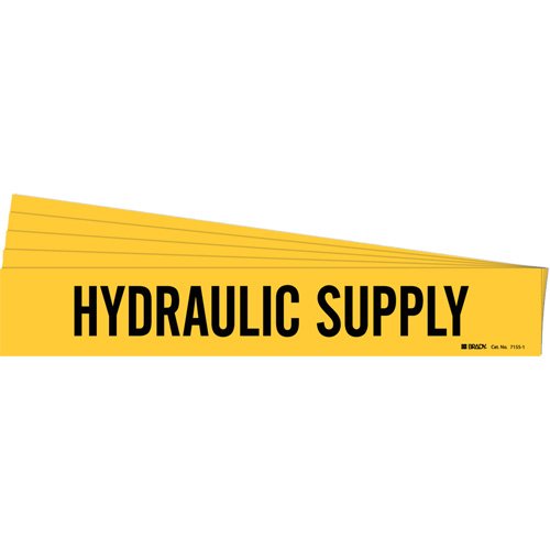 SI035-"Hydraulic Supply" Pipe Marker
