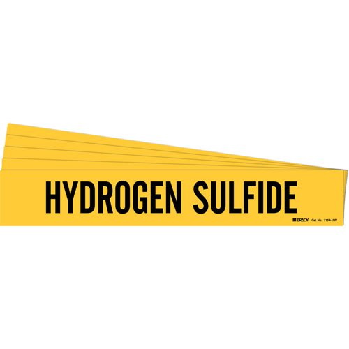 SI050-"Hydrogen Sulfide" Pipe Marker