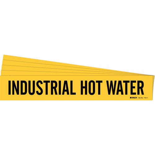 SI059-"Industrial Hot Water" Pipe Marker