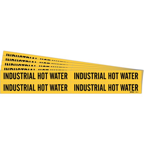 SI060-"Industrial Hot Water" Pipe Markers