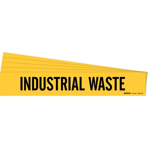 SI062-"Industrial Waste" Pipe Marker