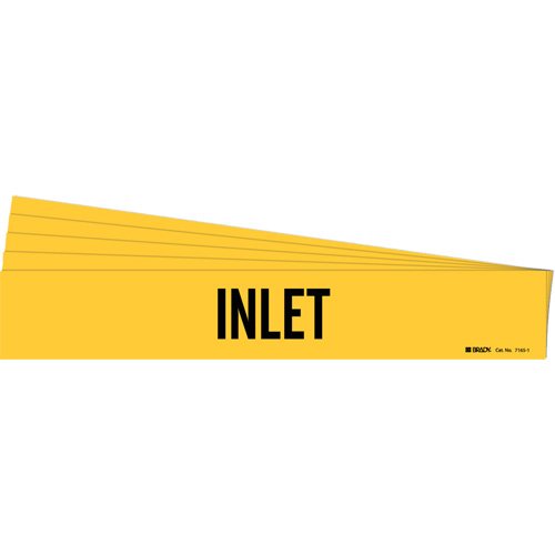 SI075-"Inlet" Pipe Marker
