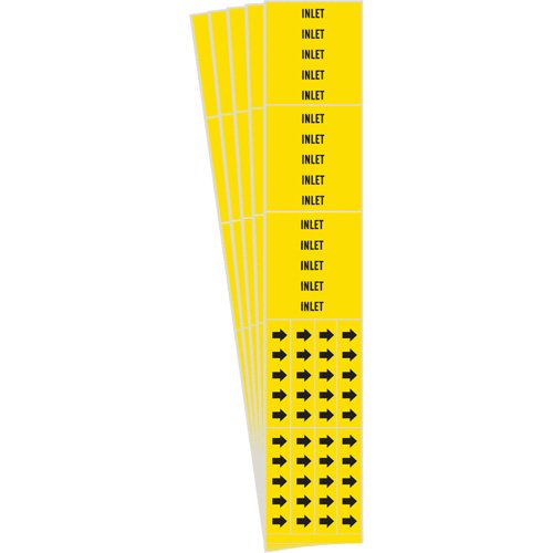 SI077-"Inlet" Pipe Markers