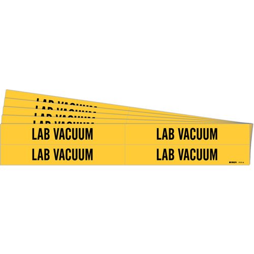 SI100-"Lab Vacuum" Pipe Markers