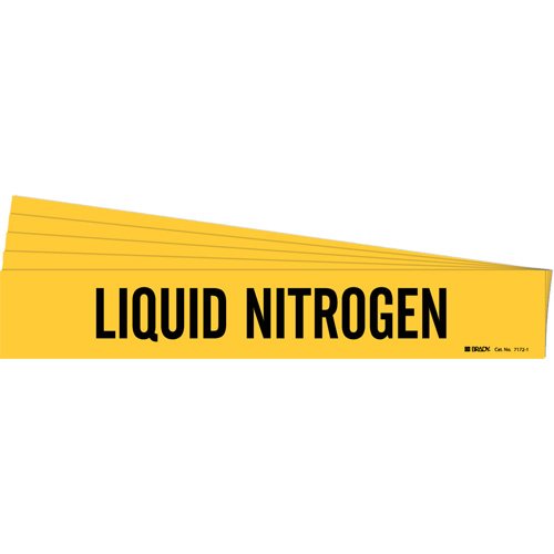 SI103-"Liquid Nitrogen" Pipe Marker