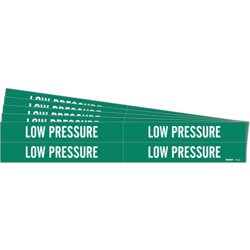 SI108-"Low Pressure" Pipe Markers