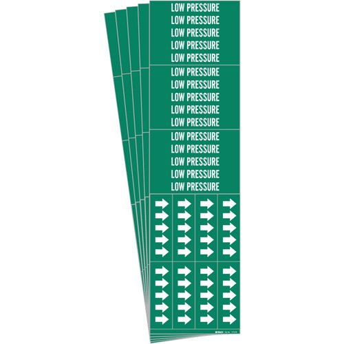 SI109-"Low Pressure" Pipe Markers