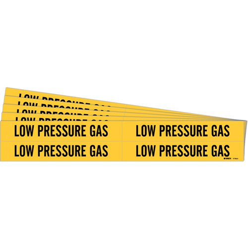 SI120-"Low Pressure Gas" Pipe Markers