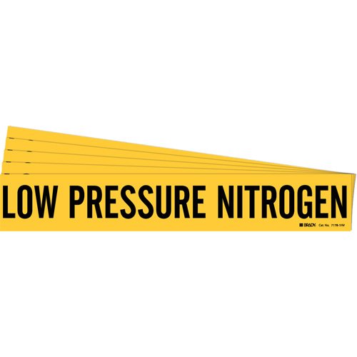 SI126-"Low Pressure Nitrogen" Pipe Marker