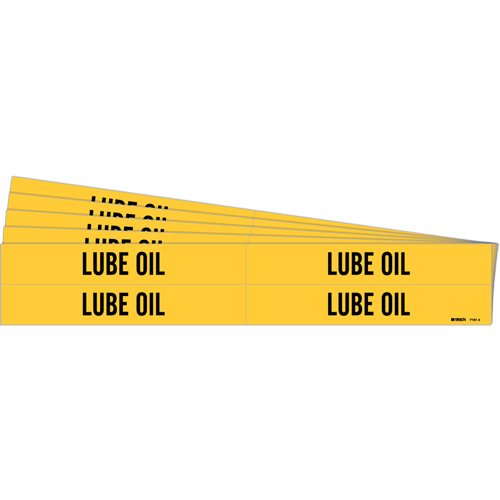 SI140-"Lube Oil" Pipe Markers