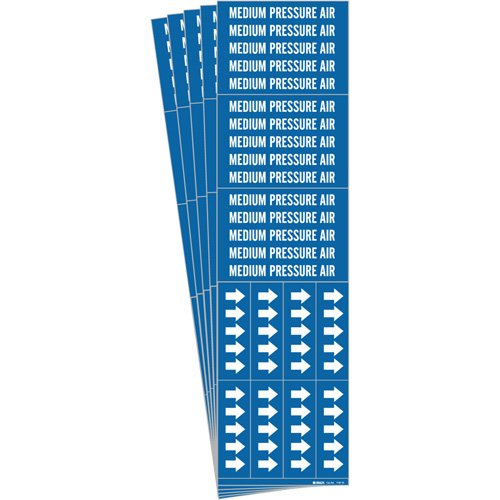 SI149-"Medium Pressure Air" Pipe Markers