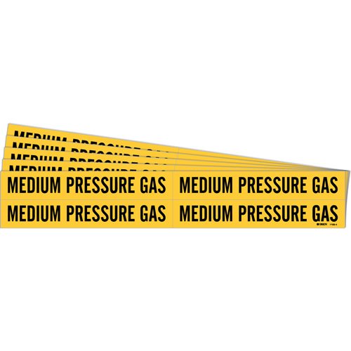 SI156-"Medium Pressure Gas" Pipe Markers