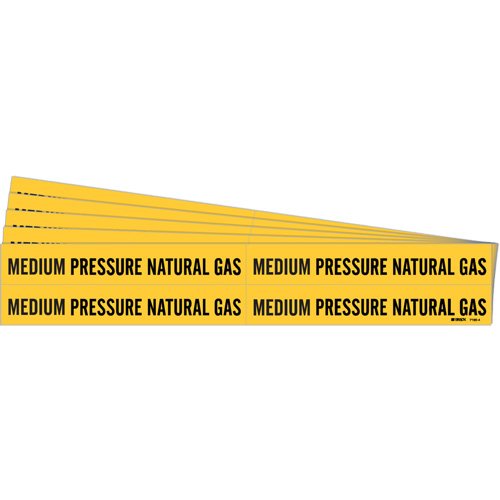 SI160-"Medium Pressure Natural Gas" Pipe Markers