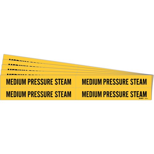 SI164-"Medium Pressure Steam" Pipe Markers