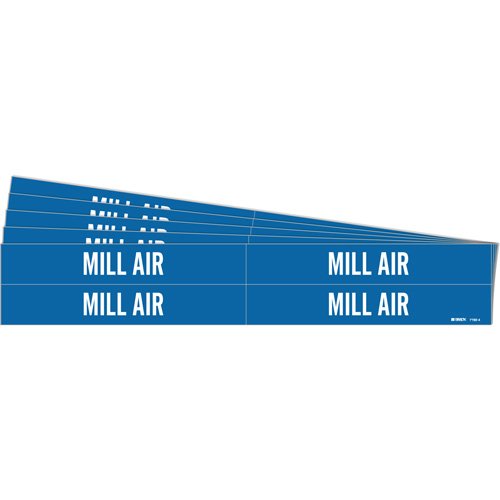 SI168-"Mill Air" Pipe Markers